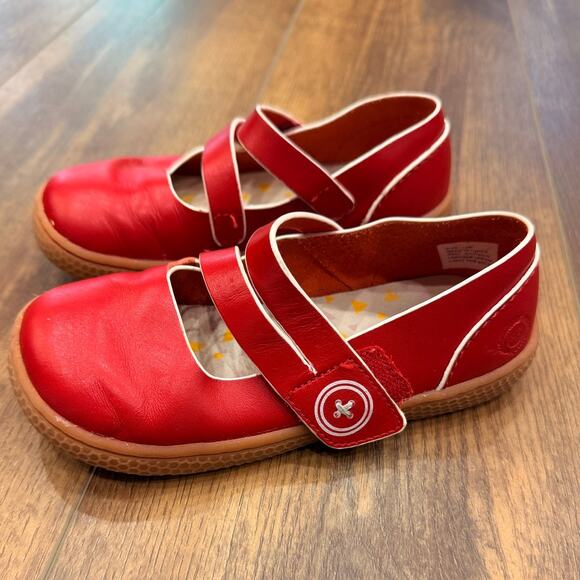 Livie & Luca “Cherry” Red Leather Mary Jane Shoes size 12 - Picture 1 of 6